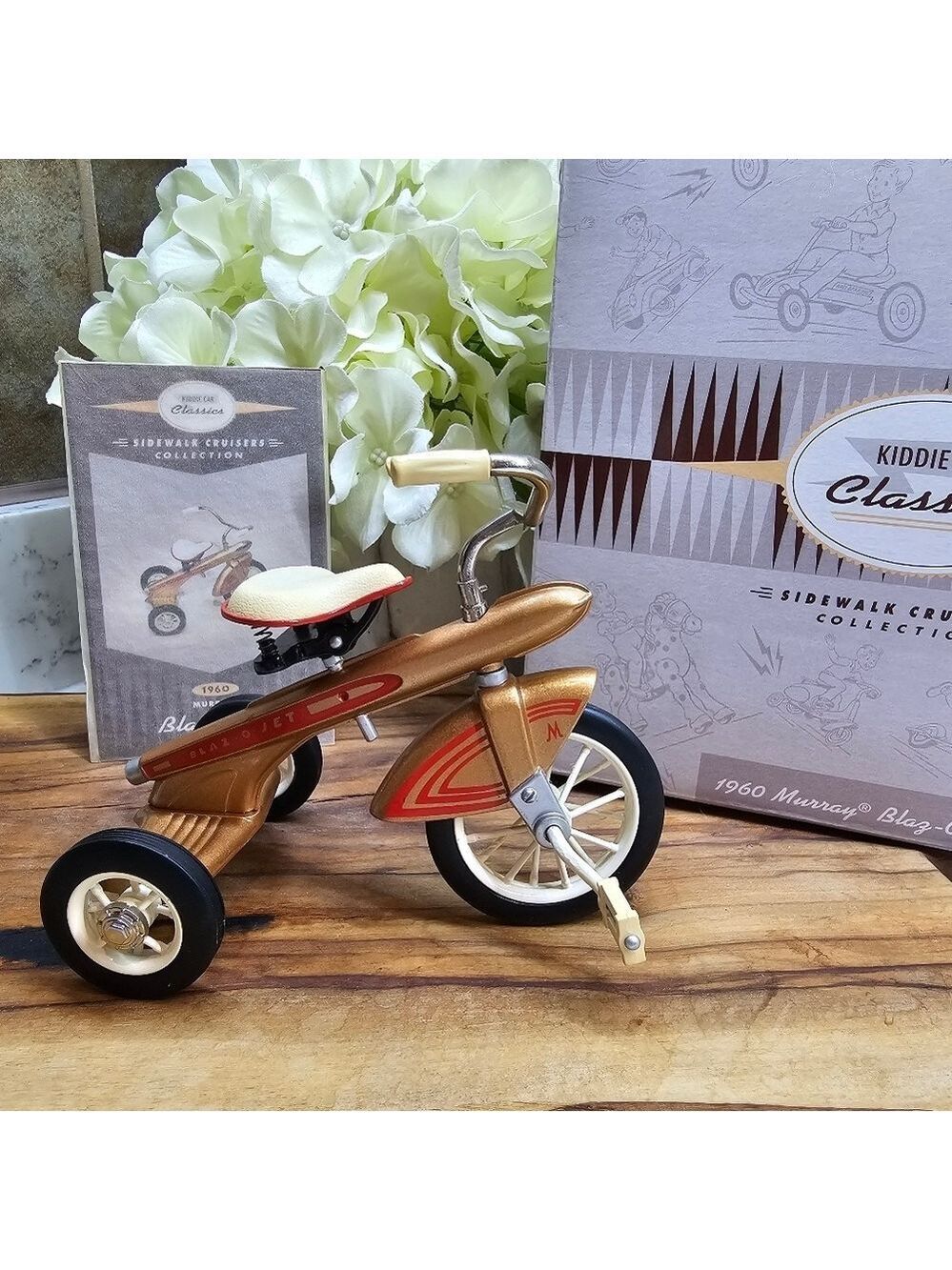 Hallmark Kiddie Car Classics  Sidewalk Cruiser Collection 1960 Murray Blaz-O-Jet